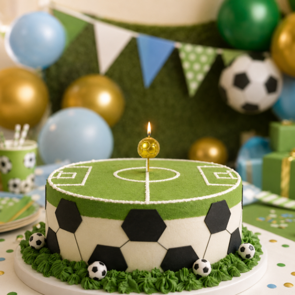 Producto - VELA PELOTA FUTBOL DORADA X 1 2.5CM - 1