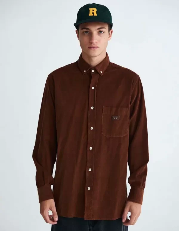 Producto - Camisa Beautiful Cord Marrón Revolver