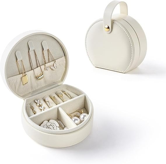 Producto - Mini alhajero blanco portátil
