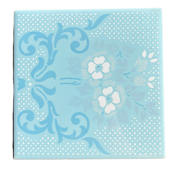Producto - Azulejo deco San Lorenzo - Celeste