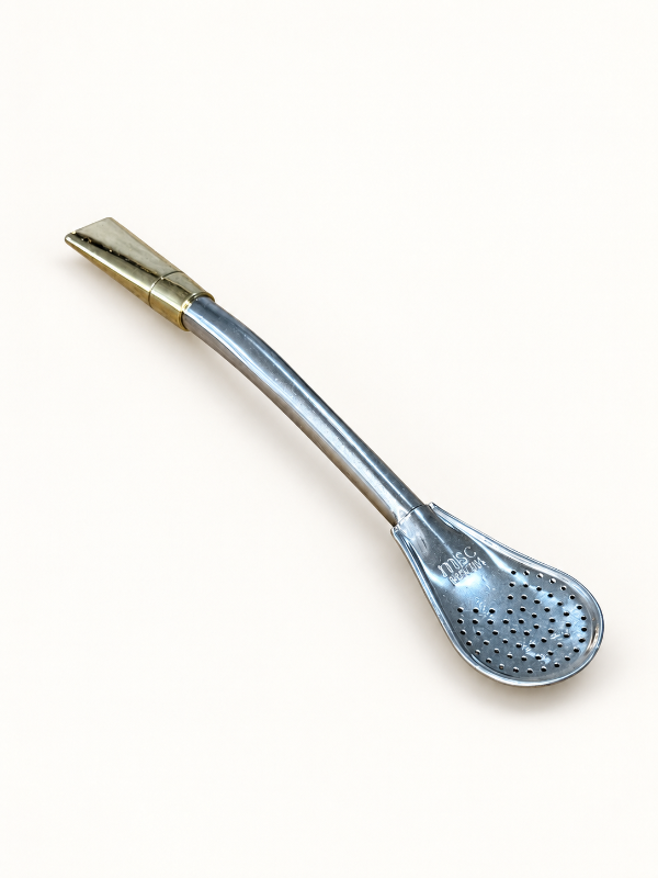 Producto - Bombilla curva pico bronce