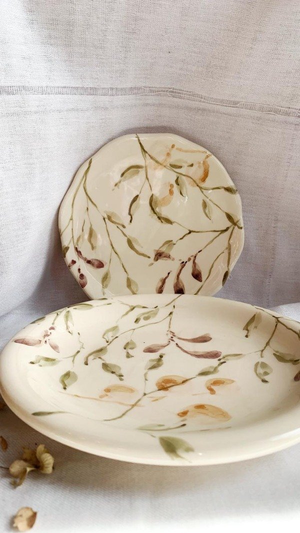 Producto - Plato chico lirios