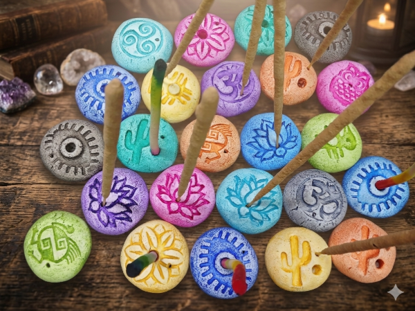 Producto - Porta sahumerio chico color