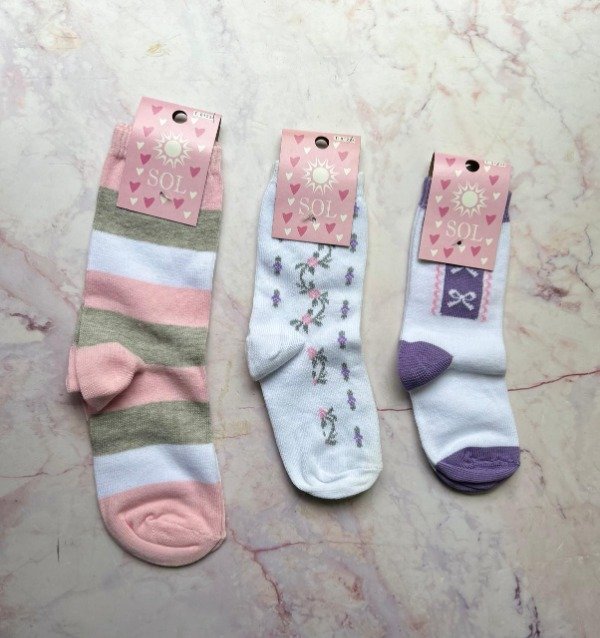 Producto - Medias 3/4  Niños/as y juveniles linea Sol x docena