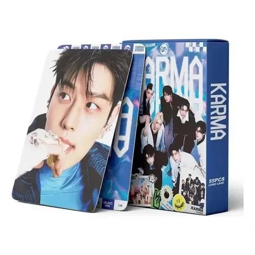 Producto - Lomocard 55 photocards fanmade STRAY KIDS KARMA