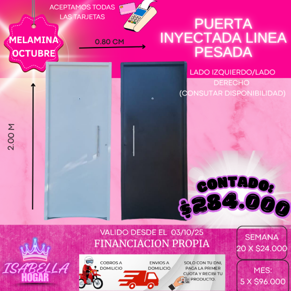 Producto - PUERTA INYECTADA LINEA PESADA