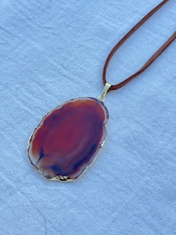 Producto - Collar Piedra Marron 4