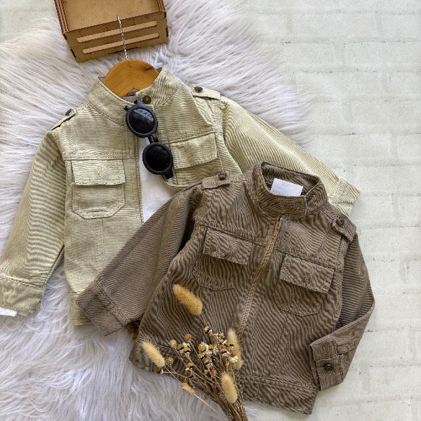 Producto - Campera Vintage de gabardina talles hasta 3 años