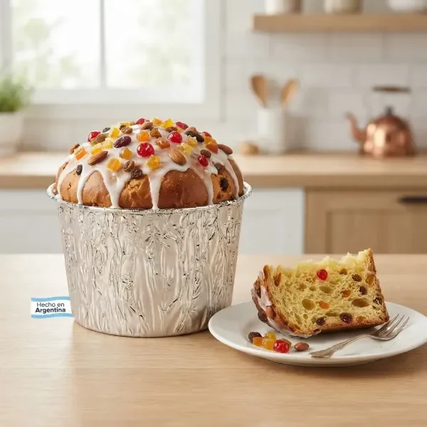 Producto - MOLDE ALUMINIO PAN DULCE 1/2 KILO - Descartable X 50 Unid. - 0