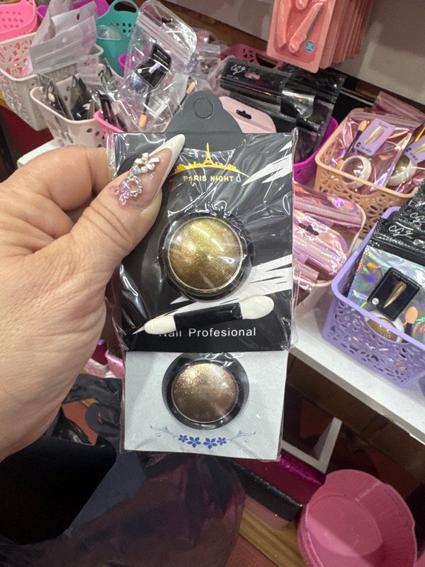 Producto - Polvo espejo dorado paris night  x unidad