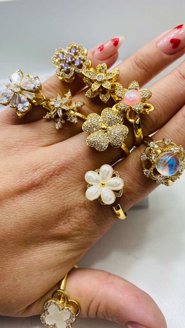 Producto - ANILLOS GIRATORIOS DORADOS