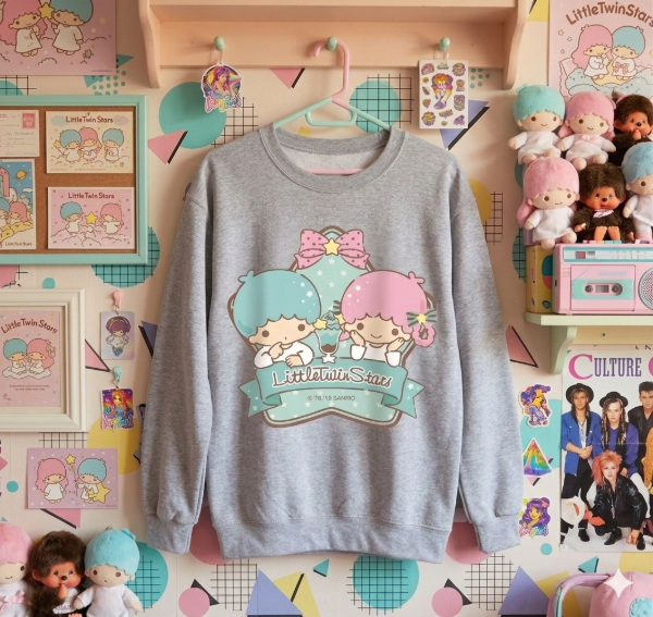 Producto - Buzo Frisa Little Twin Stars Kiki y Lala Gris