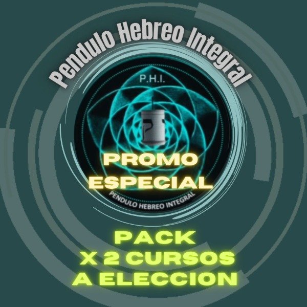 Producto - Pack de 2 cursos de péndulo hebreo a elección
