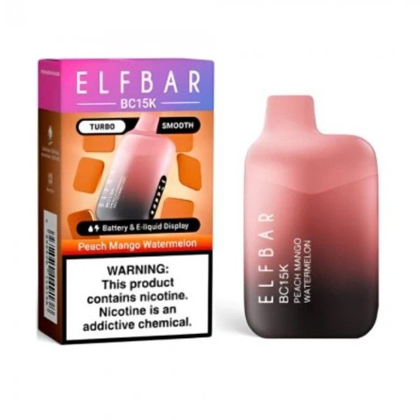 Producto - Elfbar 15.000 Puff Peach Mango Watermelon