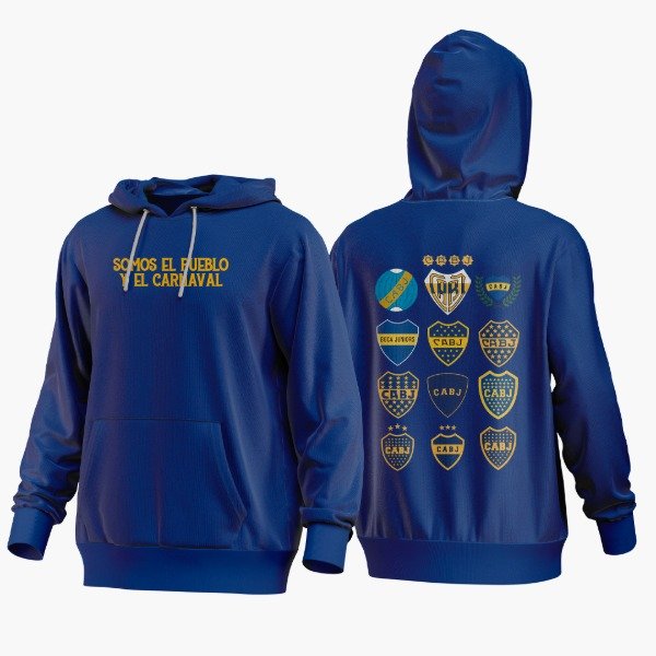 Producto - Buzo Canguro "Boca Juniors" Escudos