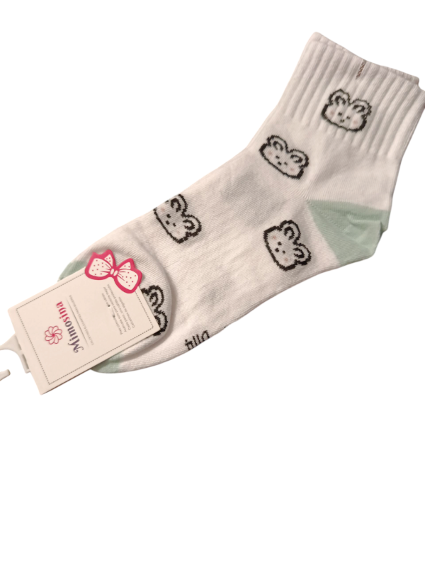 Producto - Medias mimosina 3/4 caritas conejo