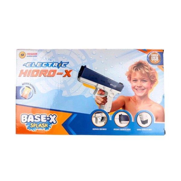 Producto - PISTOLA DE AGUA BASE-X GLOCK BATERIA 26CM