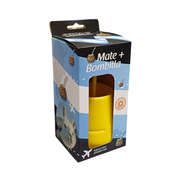 Producto - Mate+Bombilla Argentina Resina cod4857