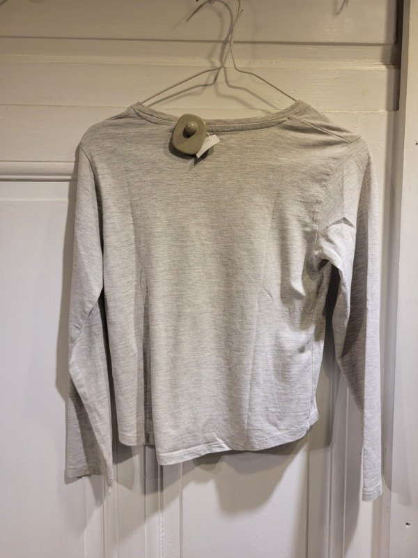 Producto - Remera INDEX gris logo mariposa Talle 12 años - PRECIO: 10X - 1