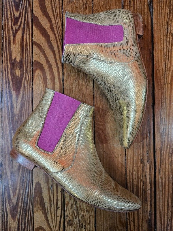 Producto - Botas Jackie Smith Doradas n39