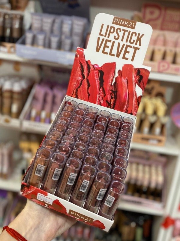 Producto - CAJA X48U LIPSTICK VELVET PINK21 - 0