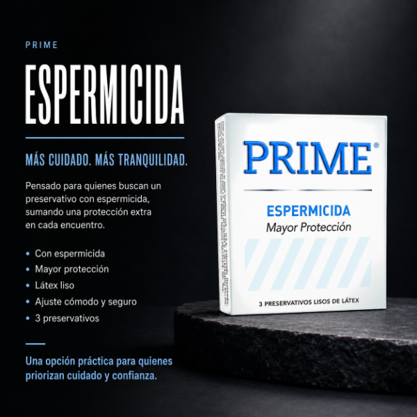 Producto - Preservativo Espermicida - Prime x3