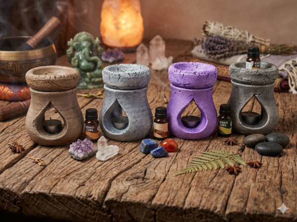 Producto - HORNITO DE CEMENTO C/ CUENCO DE PASTA PIEDRA