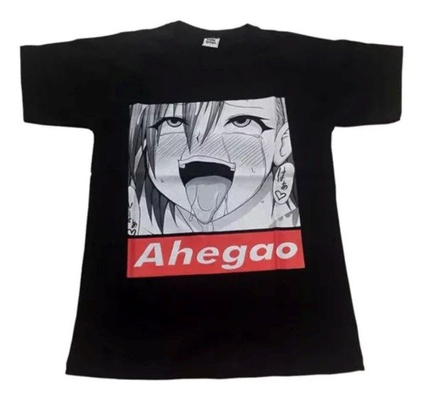 Producto - Remera Anime Ahegao Unisex  Algodón Premium (AHEGAOREAD0)