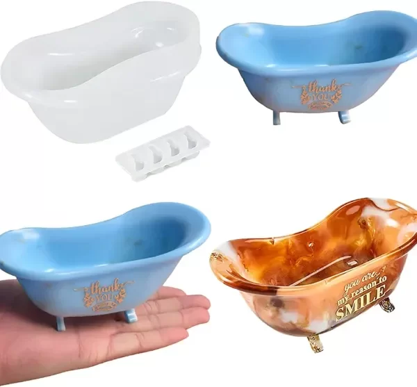 Producto - Molde silicona jabonera bañadera - 13