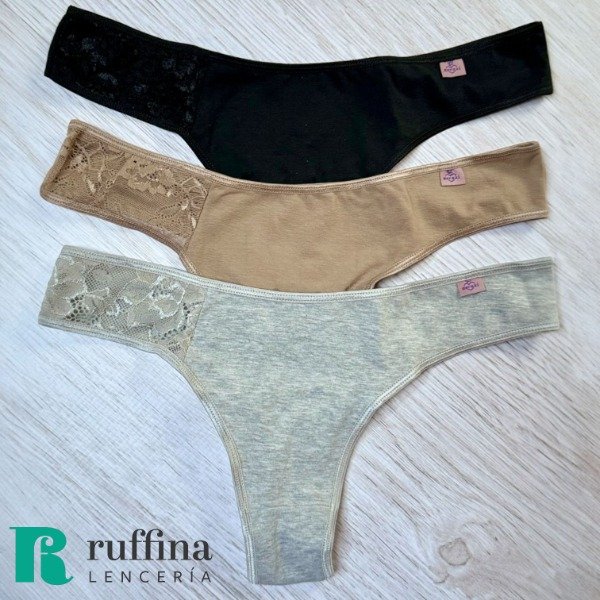 Producto - Pack x3 colaless de algodón MERAKI (talle 2) - Art. 4009