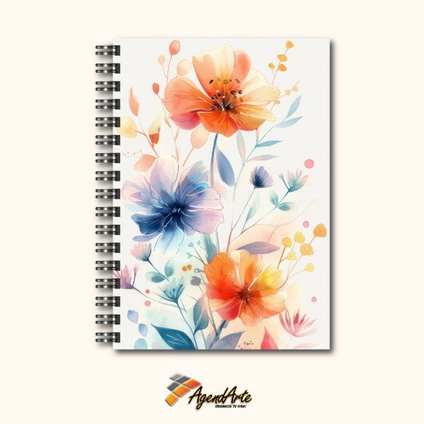 Producto - Cuaderno Anotador A5 - Tapa Dura - 120 hojas Diseño 9