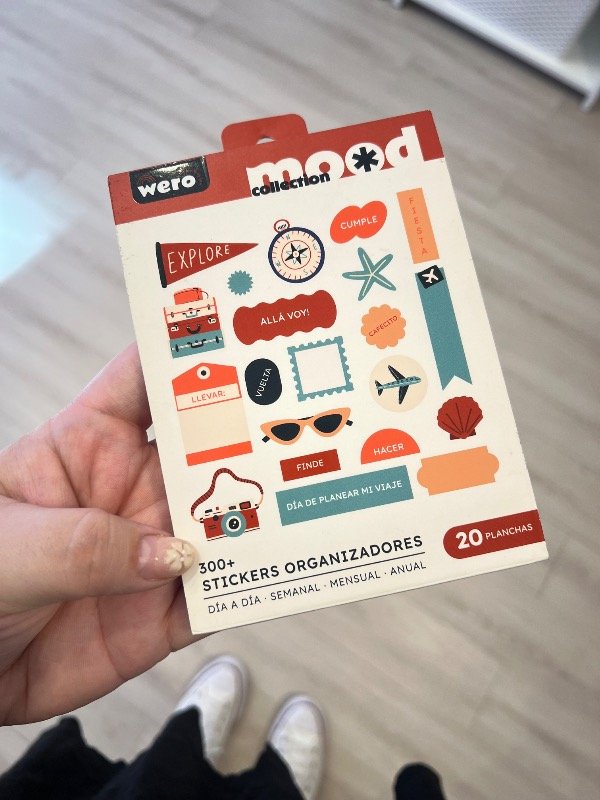 Producto - Stickers organizadores viaje