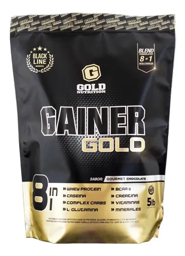 Producto - MUSCLE MASS GAINER GOLD NUTRITION DOY PACK 5LBS - 4