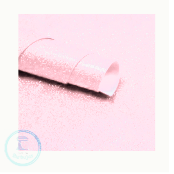 Producto - Goma Eva Brillosa Rosa Bebé x1
