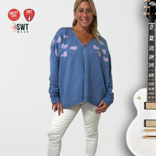 Producto - Saco Oversized CRUSH Corazones en Frente Corazón Espalda