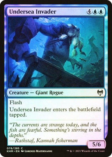 Producto - Undersea Invader Foil  Kaldheim