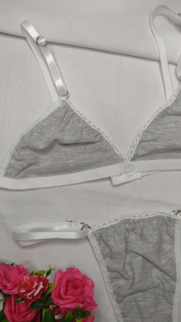 Producto - Conjunto algodón gris