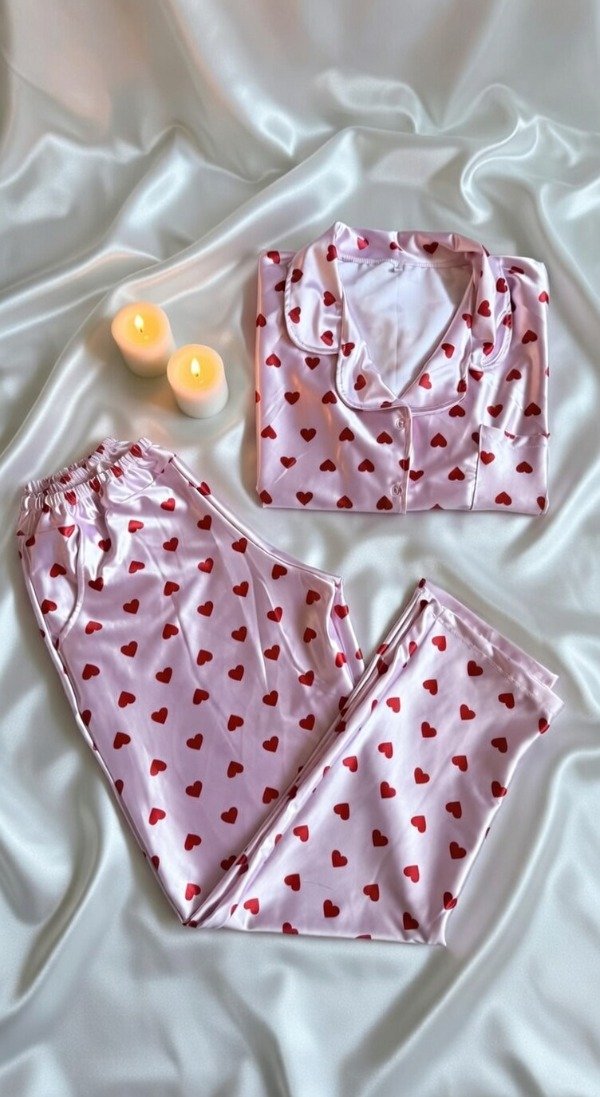 Producto - Camisero Raso Rosé Love
