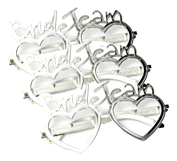 Producto - Anteojo Corazon Bride Team Plateado