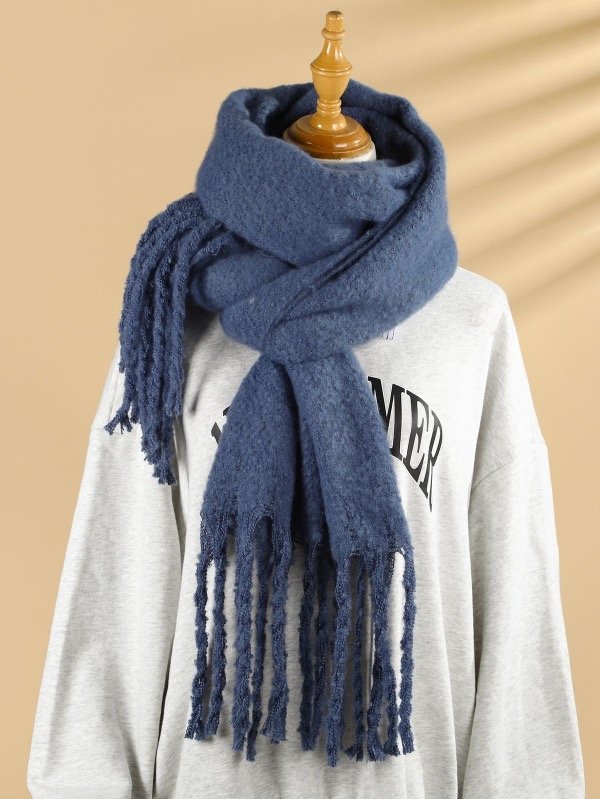 Producto - Bufandon nube azul petróleo
