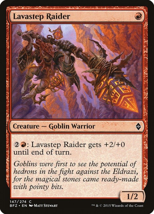 Producto - Lavastep Raider  Battle for Zendikar