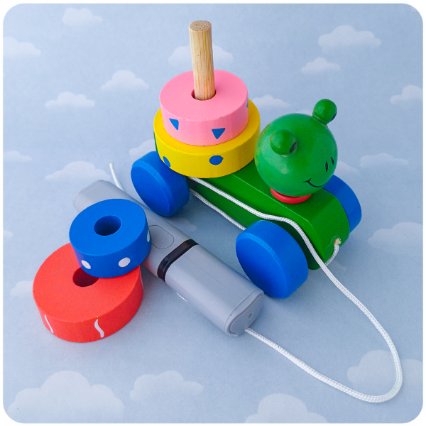 Producto - Carrito de Arrastre 2 en 1 - Ranita