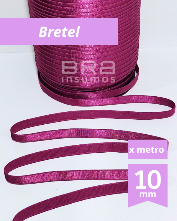 Producto - Bretel Rasado 10 mm - Obispo (x Metro)