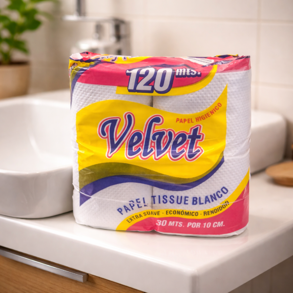 Producto - PAPEL HIGIÉNICO VELVET 4 X 30 MTS