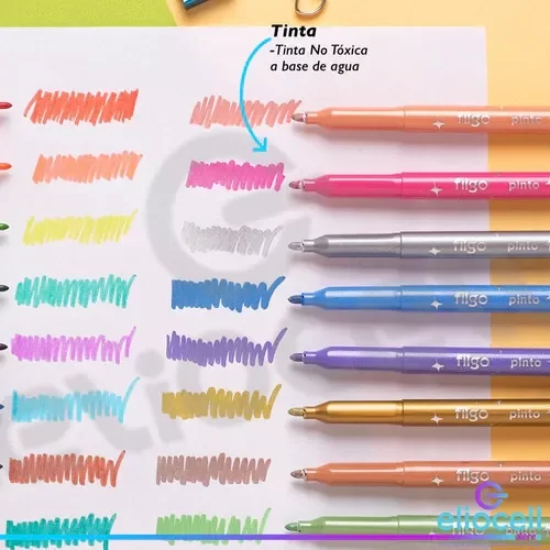 Producto - Marcadores Filgo Glitter Pastel  x 8 - 1