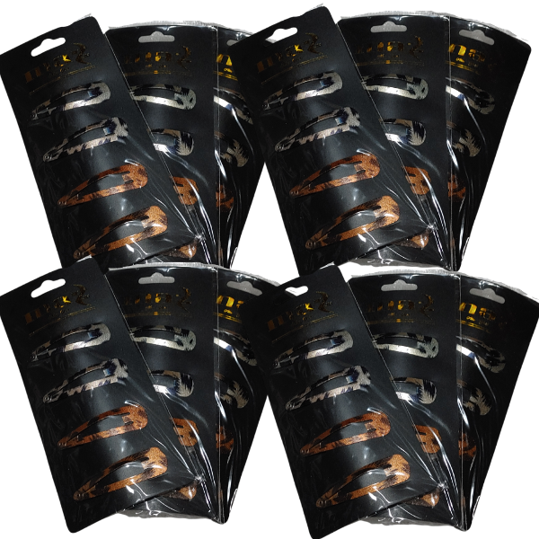 Producto - Hebillas De Pelo Tic Tac Mediana Animal print Pack X 4 - 3