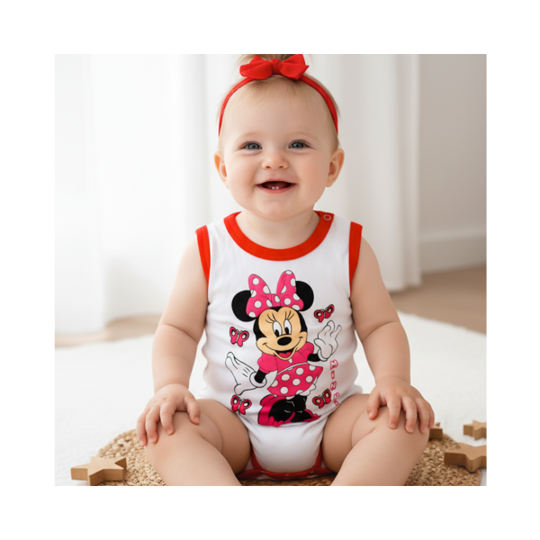 Producto - Body MINNIE sin manga rojo