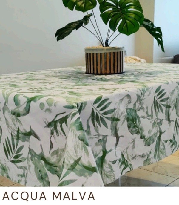Producto - Mantel Ecocuero Impermeable Hojas Cuadrado 1.80