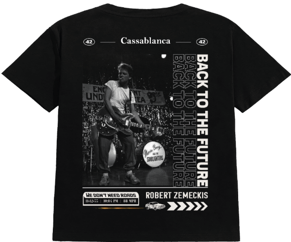 Producto - Back to the Future. We Don't Need Roads. Regular