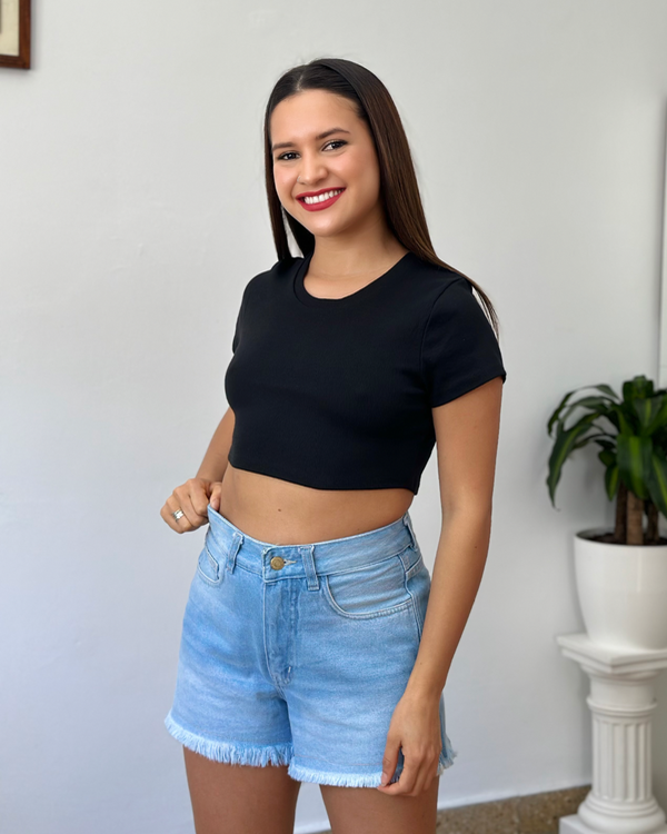 Producto - Short de Jean desflecado